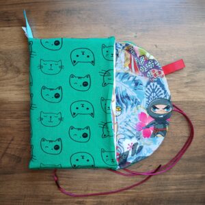 Pochette manga "chats & style japonais"